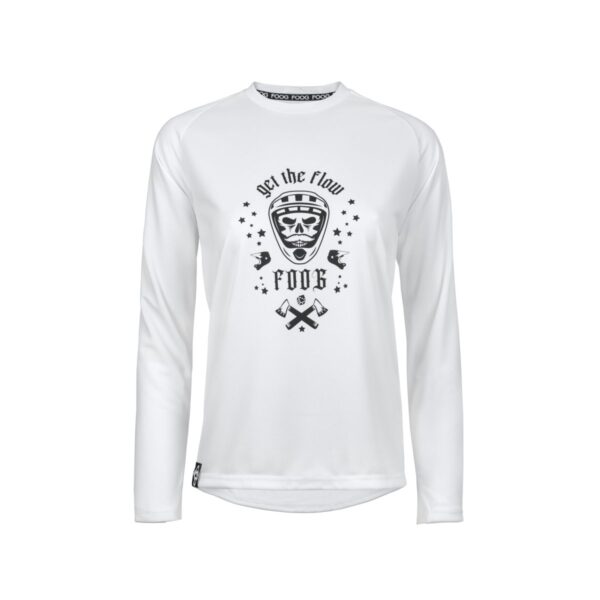 Jersey SKULL woman white