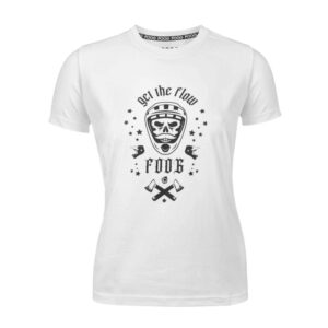 T-shirt SKULL WHITE damski